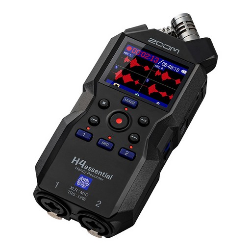 ZOOM H4 essential(128GB포함)32bit H4E 강의 회의 인터뷰 공연장 브이로그 악기레슨 방송장비 ASMR마이크 AS가능