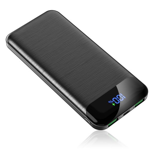 KLIFE 고속충전 대용량 보조배터리 20000mAh PD 22.5W QC3.0 잔량표시 블랙으로 두 배의 힘을 느껴보세요