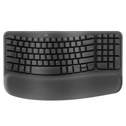 로지텍 WAVE KEYS 무선 인체공학 키보드