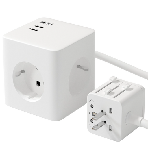 바우토 여행용 해외 멀티탭 어댑터 고속 충전 PD25W