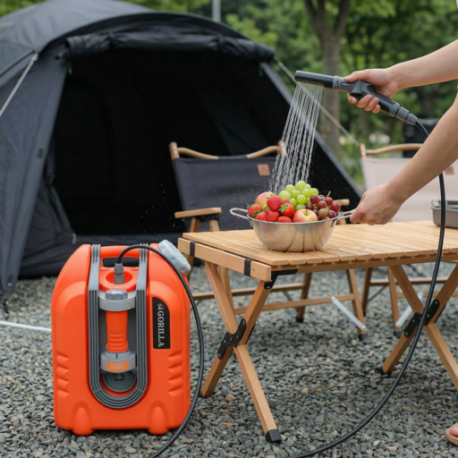 고릴라 휴대용 20L 무선 캠핑 샤워기 야외 간이 이동식 샤워팩 GO12PWB