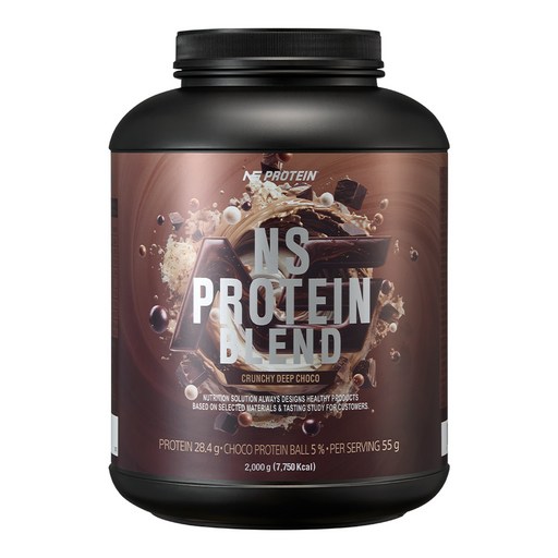 NS 프로틴 블렌드 WPI 함유 딥초코 2kg, 복합단백질 헬스보충제