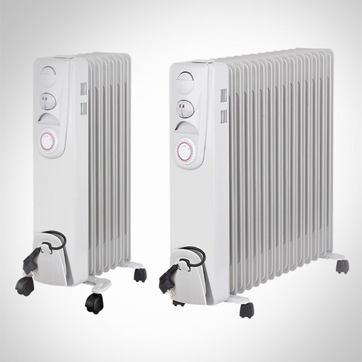 24시간 타이머 절전형 이동식 전기 라디에이터, 타이머 라디에이터 15핀화이트