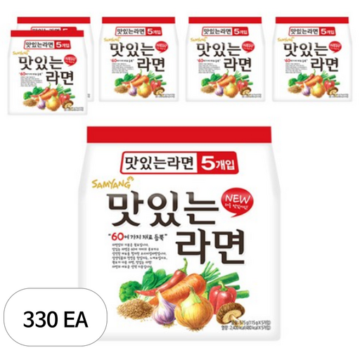 삼양 맛있는라면 115g,5개 1팩