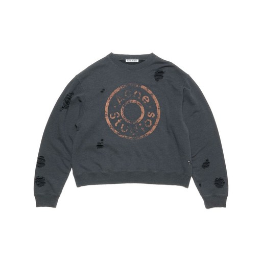 아크네 스튜디오 로고 프린트 스웨트셔츠