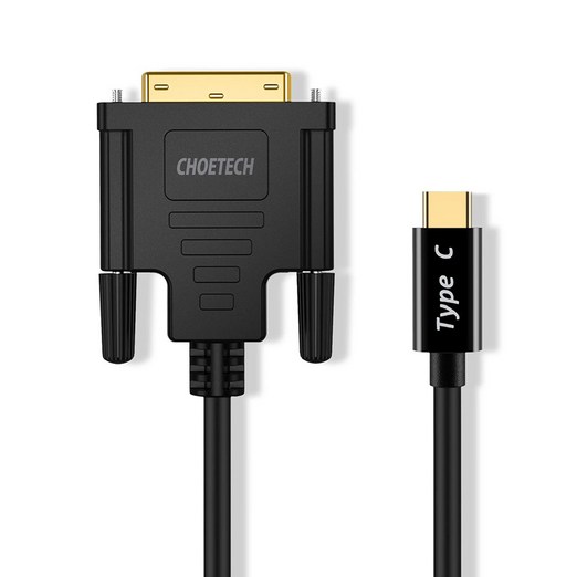초텍 C to DVI 케이블 RGB 모니터 노트북 1.8m, 1개, 1.8m