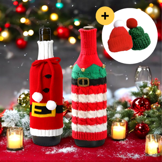 로지데코 크리스마스 와인 커버 11