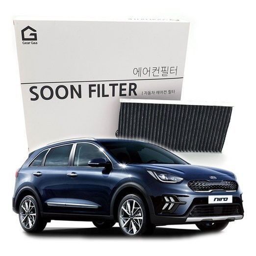 기어가 숯 알갱이 활성탄 더뉴니로 1621년 에어컨필터, 1개, H17L