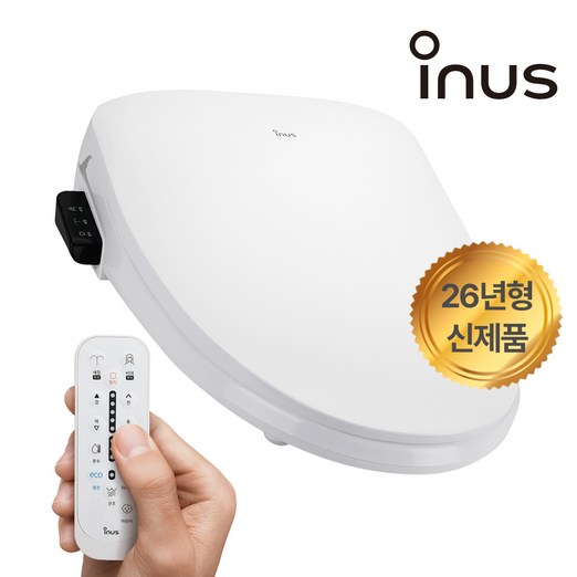 신제품 이누스 리모컨 직수형방수비데 신제품 IS340R IPX7등급 비데구입 노필터비데, IS340R, 고객직접설치