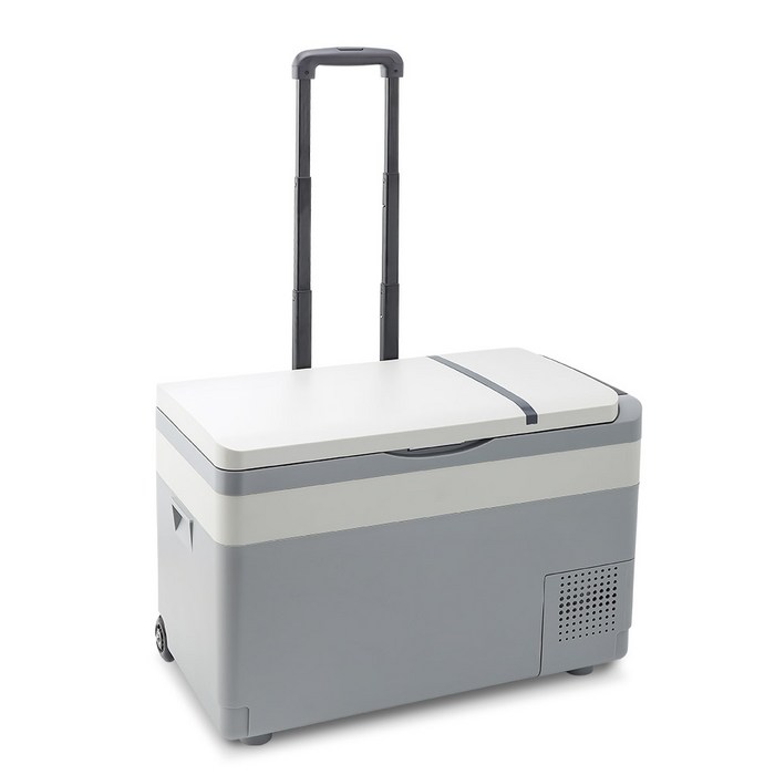 제크롤 캠핑용 차량겸용 냉동 냉온장고 캐리어형 30L, JK2W3000A, 그레이