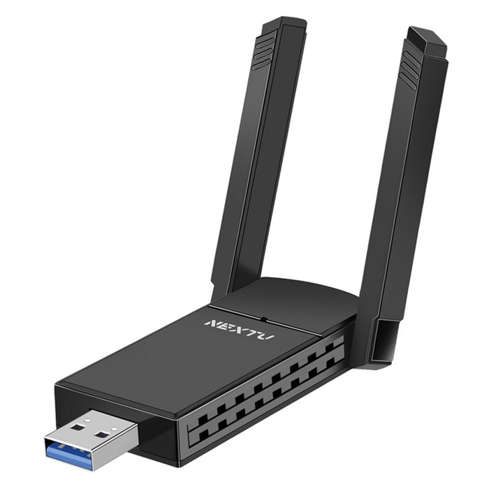 넥스트유 1300Mbps 듀얼 안테나 USB 타입 외장형 무선 랜카드