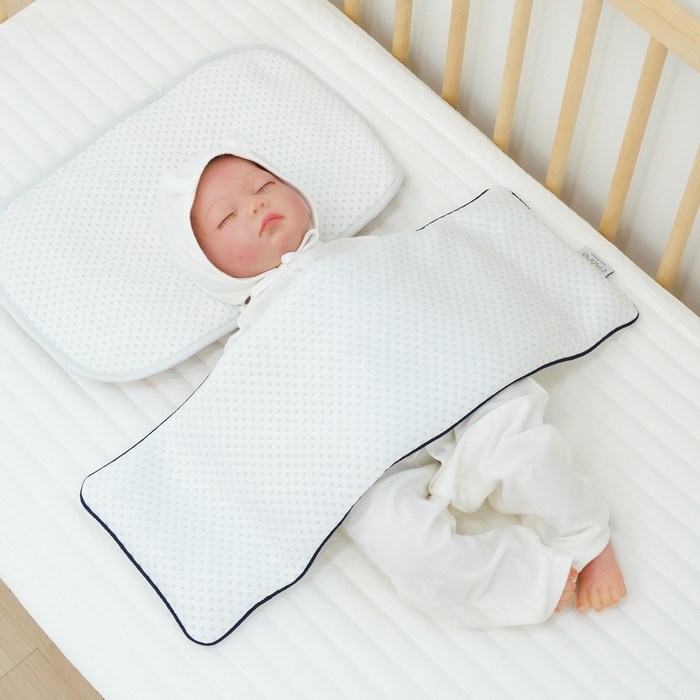 이몽 듀라론 냉감 가슴안정 6구획 좁쌀 태열베개, 혼합색상, 1개