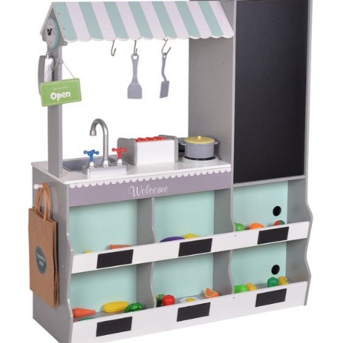 코스트코 양면형 키친 샵 플레이세트