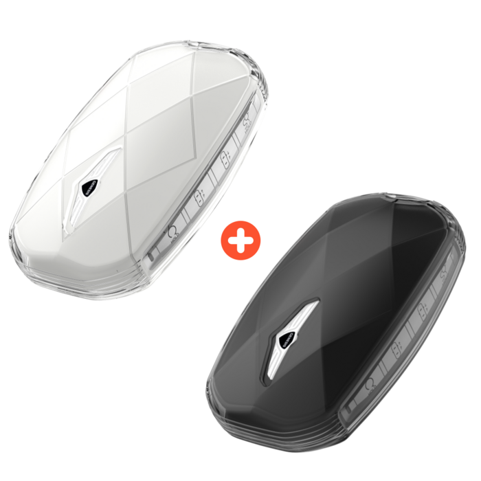 칸탐 G80 GV70 GV80 제네시스 키케이스 TPU 투명 호환상품 GV60 G70, A.투명투명블랙