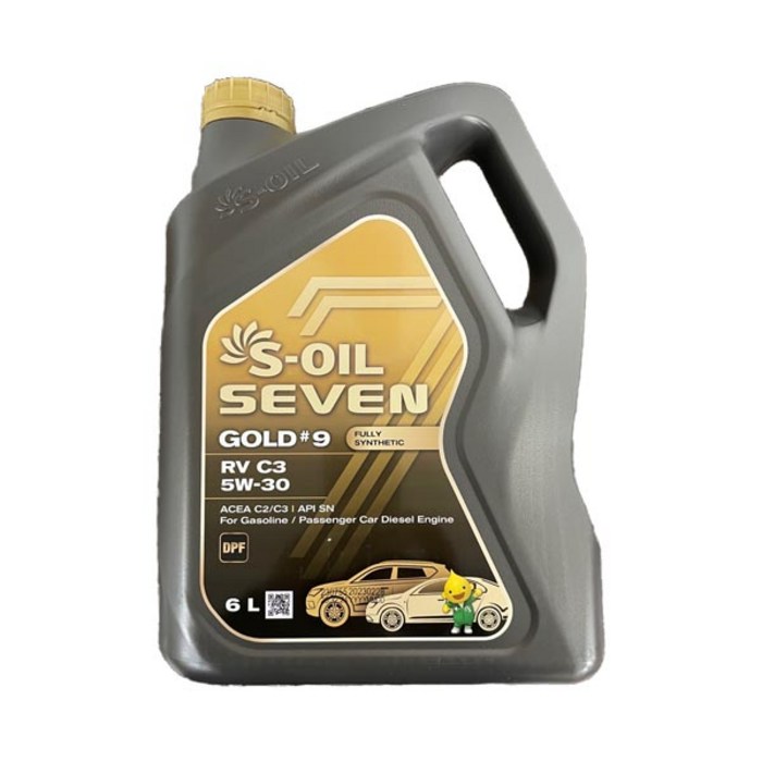 에스오일 7 GOLD #9 RV C3 5W-30 6L RV용