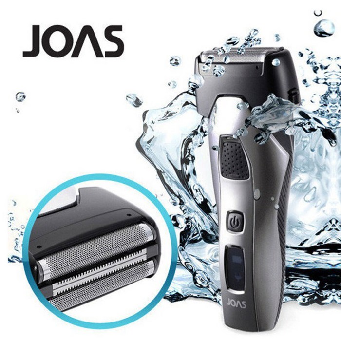 조아스 충전식 전기면도기 JS5816 생활방수형 습식건식겸용 3중날 안전잠금 후면팝업트리머