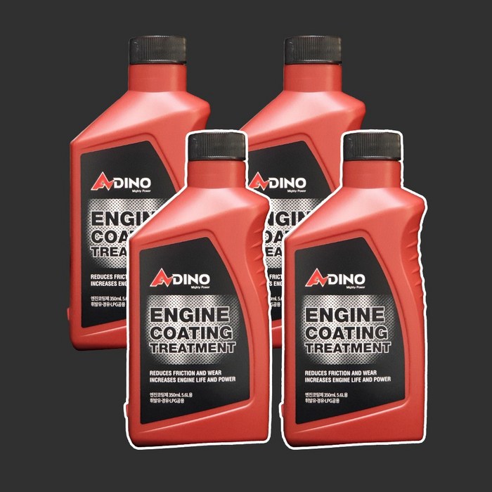 아디노 벨퍼포먼스 엔진 코팅제, 350ml, 4개
