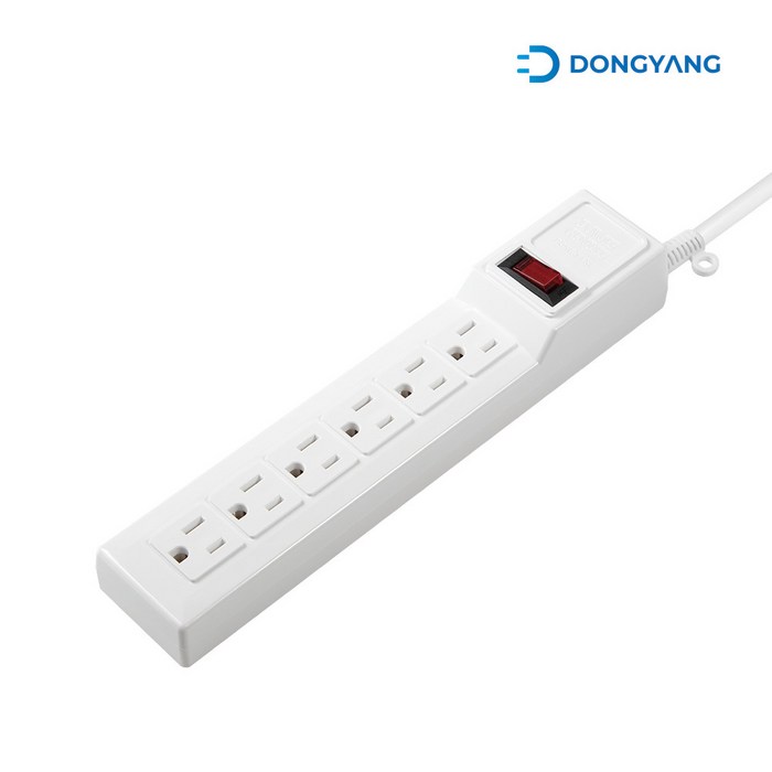 동양 멀티탭 110V 메인스위치 6구 멀티탭 3m
