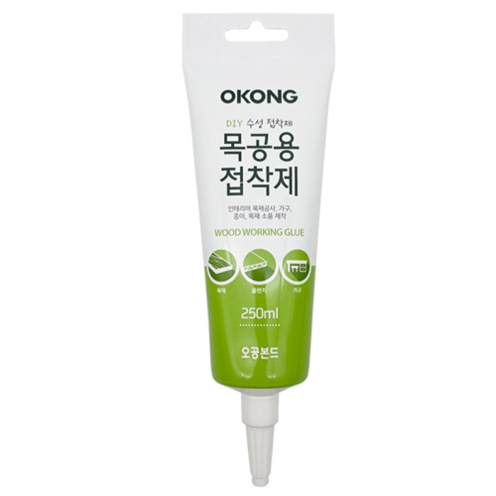 오공 목공용 접착제 수성 접착제 250ml, 1개