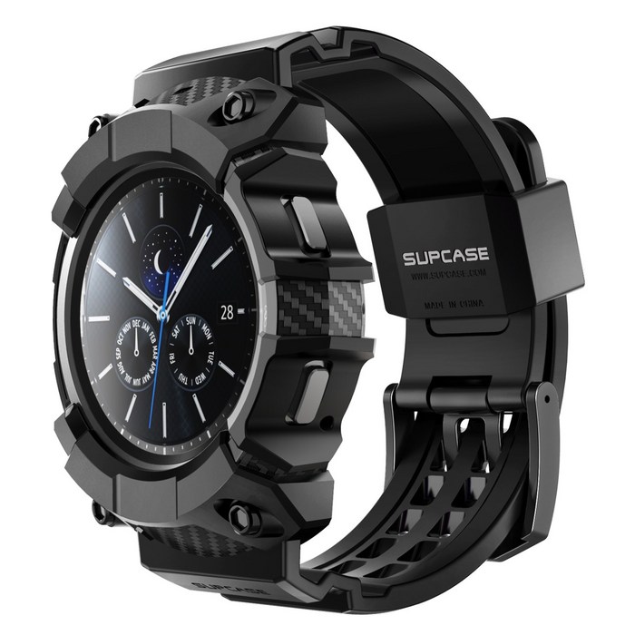 SUPCASE 갤럭시 워치4 클래식 46mm 러기드 일체형 보호 스트랩 밴드
