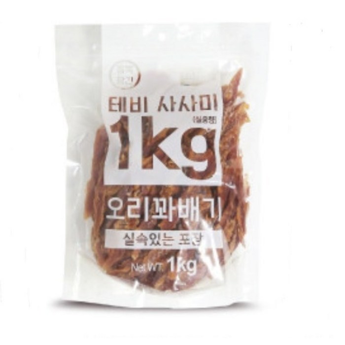 테비사사미 1kg 대용량 강아지간식 애견간식 9종