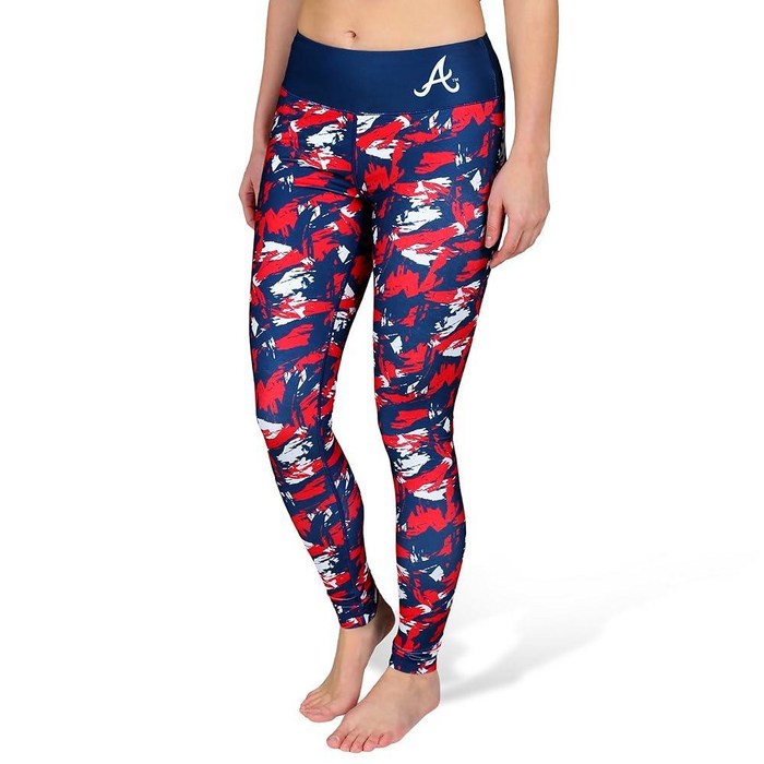 MLB 여성용 Shatter Repeat 프린트 레깅스 호환