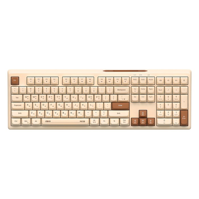 앱코 무선 저소음 블루투스 멤브레인 키보드