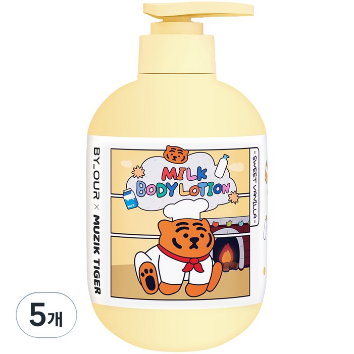 바이아우어 밀크 바디로션 스위트바닐라향, 500ml, 5개
