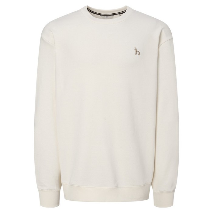 헤지스 남성용 솔리드 면 맨투맨