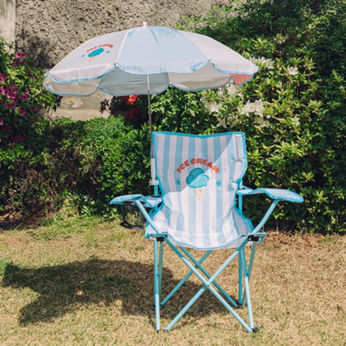 모던하우스 유아용 ON 피크닉 가든 폴딩 우산 의자