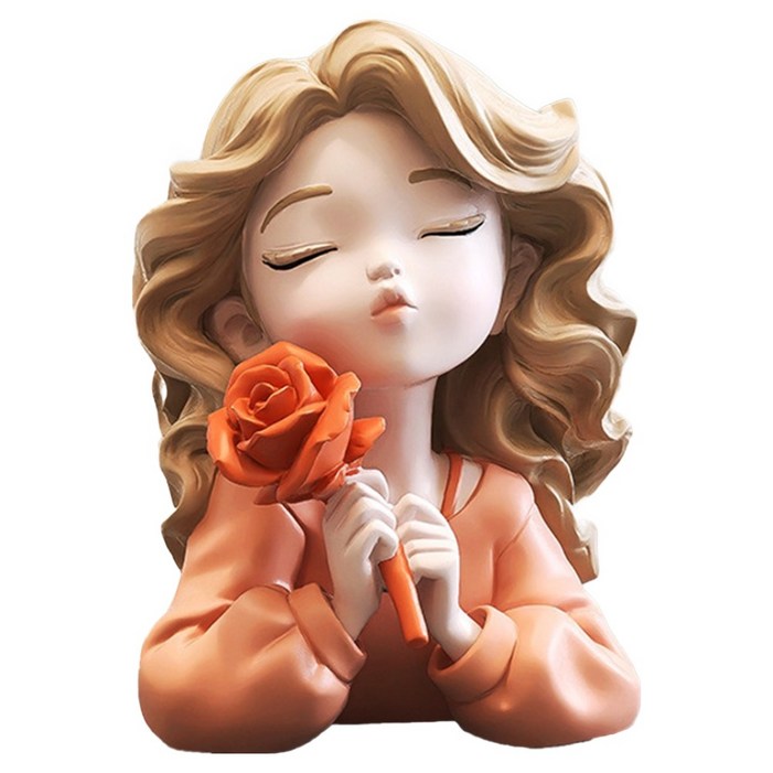 맙소샵 로즈 소녀 탁상 인테리어 오브제 BRP2810