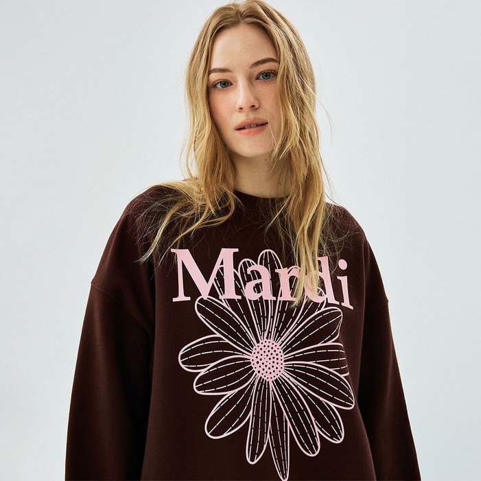 마르디메크르디 FLOWER MARDI SWEATSHIRT