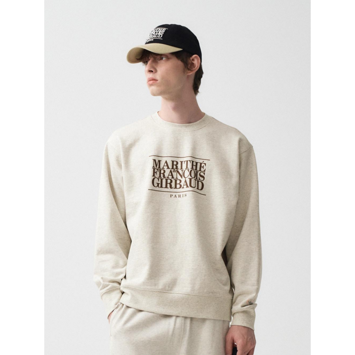 마리떼 프랑소와 저버 CLASSIC LOGO SWEATSHIRT navy