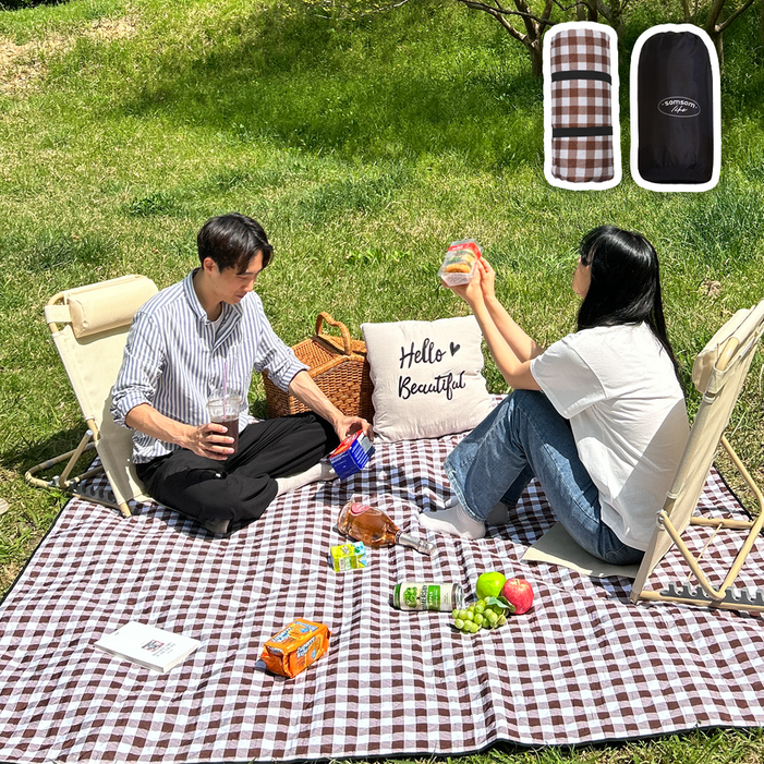 솜솜라이크 피크닉 매트 두꺼운 방수 돗자리