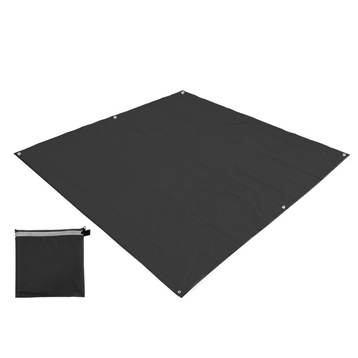타프겸용 방수매트 블랙 300×300, 단품