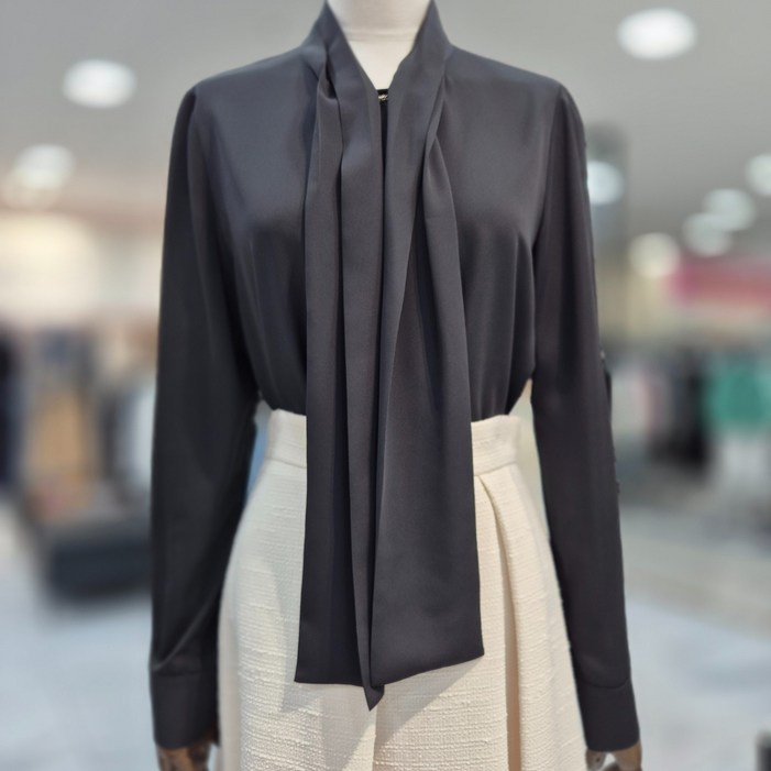 MOJO 스카프 기본 핏 블라우스 s253msc009 DGDH2413189