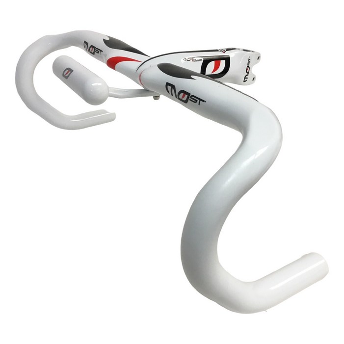 Pinarello 피나렐로 모스트 탈론 풀 카본 통합 로드 핸들바 및 스템 44cm x 130mm