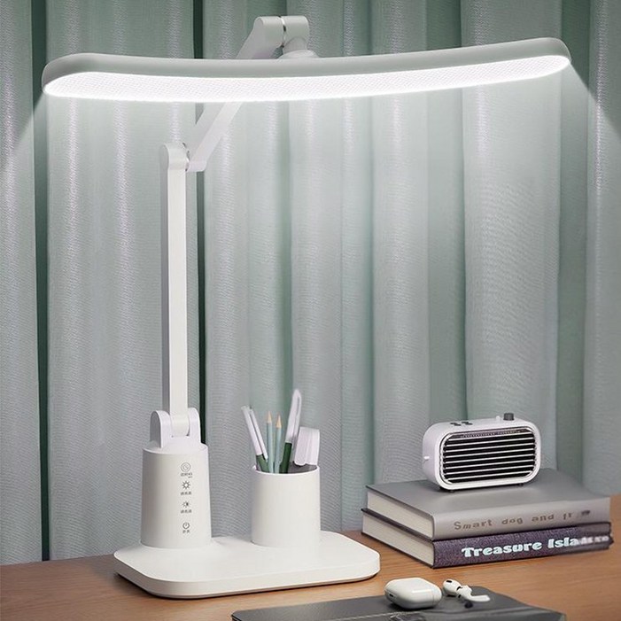 ALLILIO  스탠드 학습용 LED 와이드 스탠드 블루라이트 차단 시력보호 공부조명