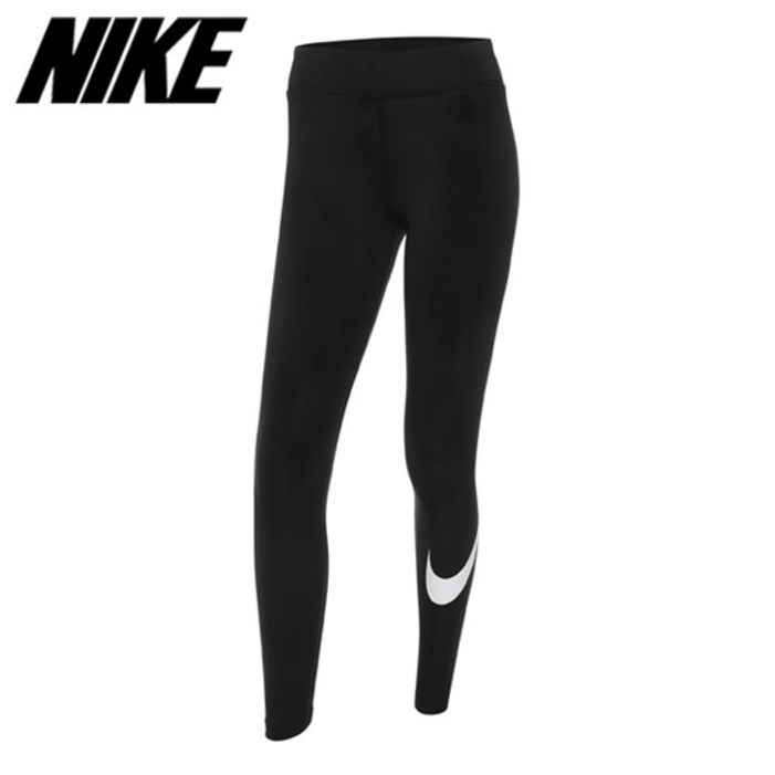 나이키  여성용 NSW 에센셜 GX 미드라이즈 스우시 레깅스 CZ8530_010