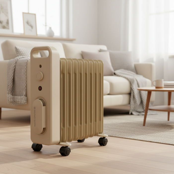 흥신 가정용 라디에이터 50주년 바닐라절전형에디션 오르씨 국산전기난로