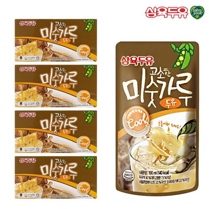 삼육두유 고소한 미숫가루 두유 파우치 삼육두유 고소한 미숫가루 두유 파우치