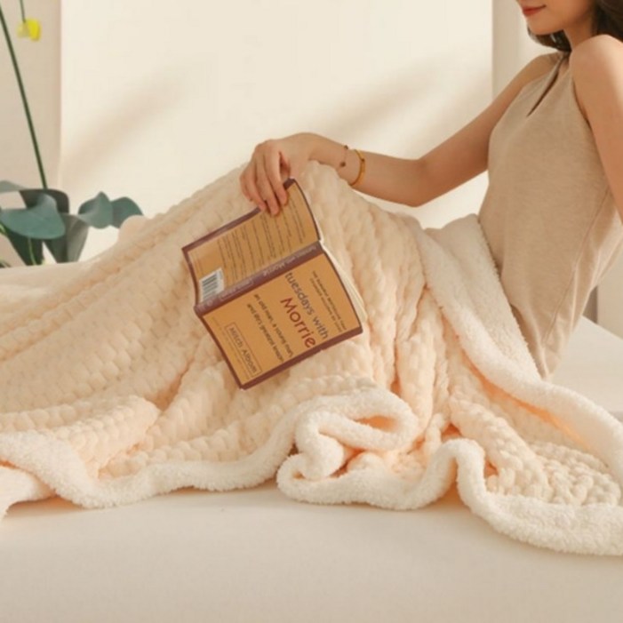 마이노마켓 사계절 양면 블랭킷