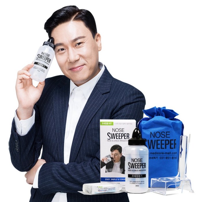 노즈스위퍼 코세척기 1개  분말 10포