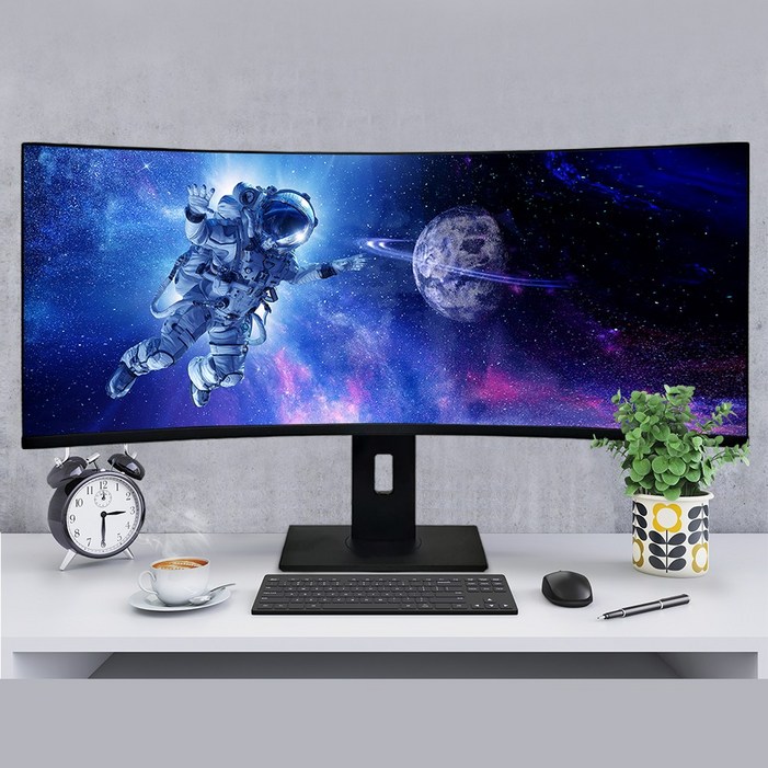 모넥스 M3401QHM 86.7cm 커브드 34 WQHD 와이드 모니터 게임 사무용 모넥스 M3401QHM 86.7cm 커브드 34 WQHD 와이드 모니터 게임 사무용