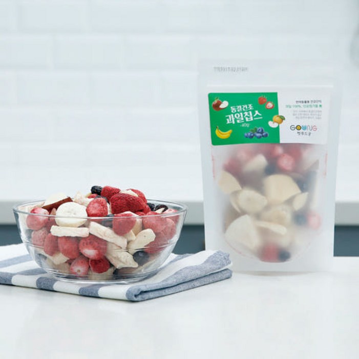 펫푸드궁 동결건조 과일칩스 40g 강아지 간식