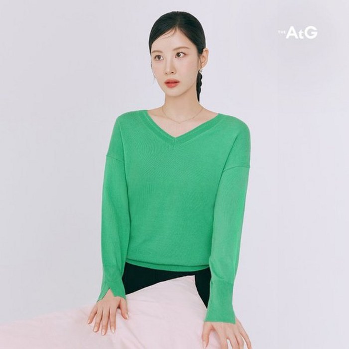 더엣지 론칭가79900원 25SS 파스텔 브이넥니트 4종