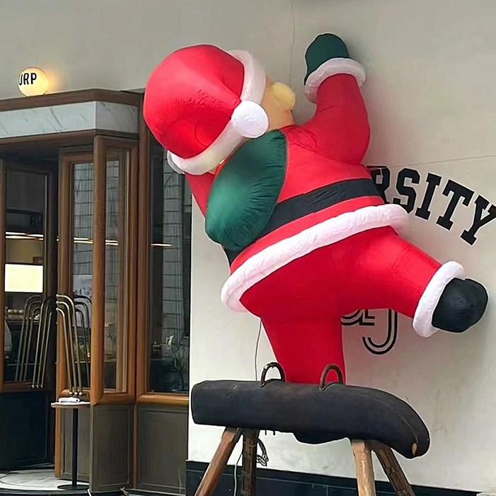 산타 풍선 에어 인형 크리스마스 인테리어 간판 장식