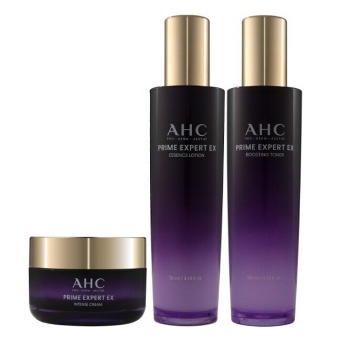 AHC 프라임 엑스퍼트 EX 골드라인 3종토너에멀젼크림최신상주름기능성