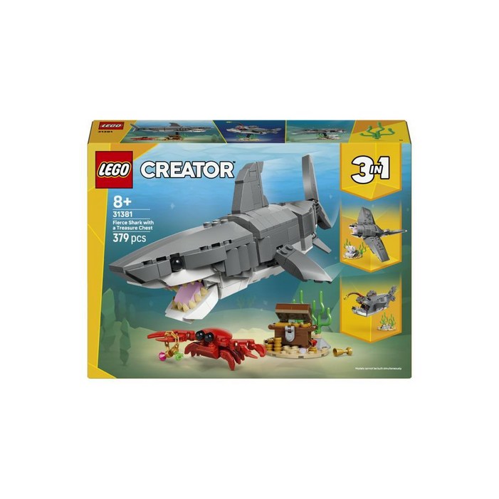 레고 크리에이터 상어와 보물상자 31381
