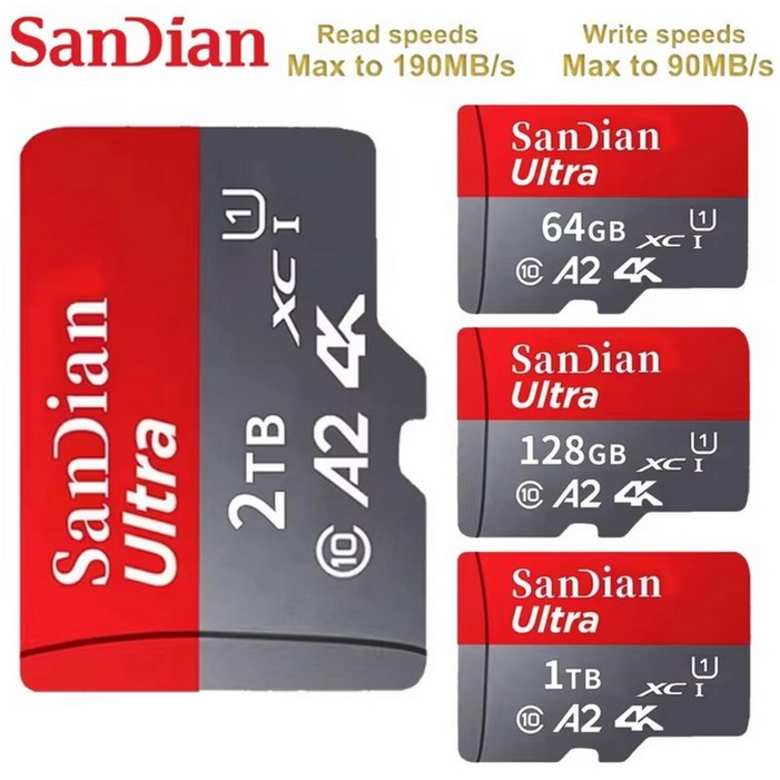 SanDian 마이크로 SD 메모리 카드 512GB 1TB, 1TB SanDian 마이크로 SD 메모리 카드 512GB 1TB, 1TB